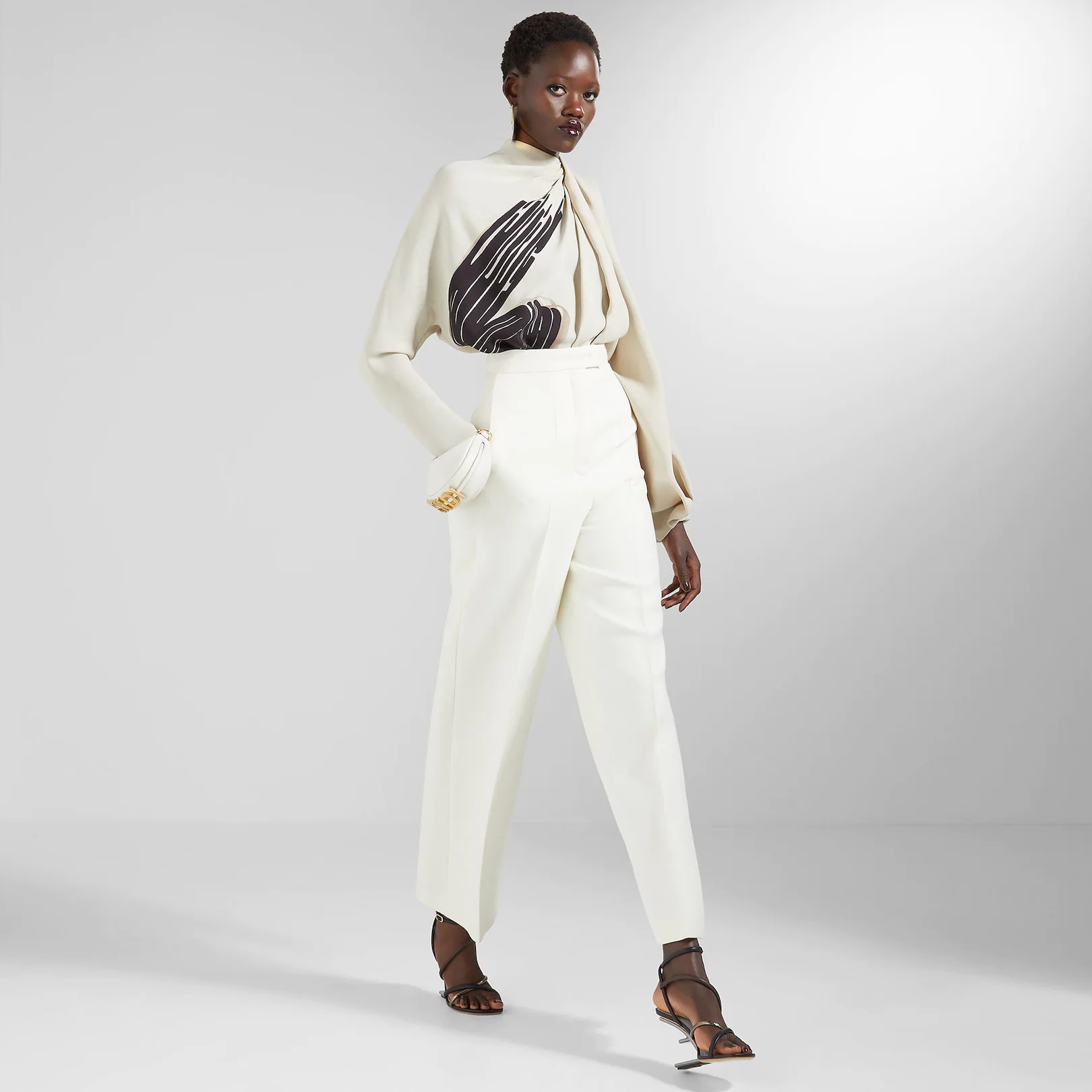 Beige cady shirt - 4