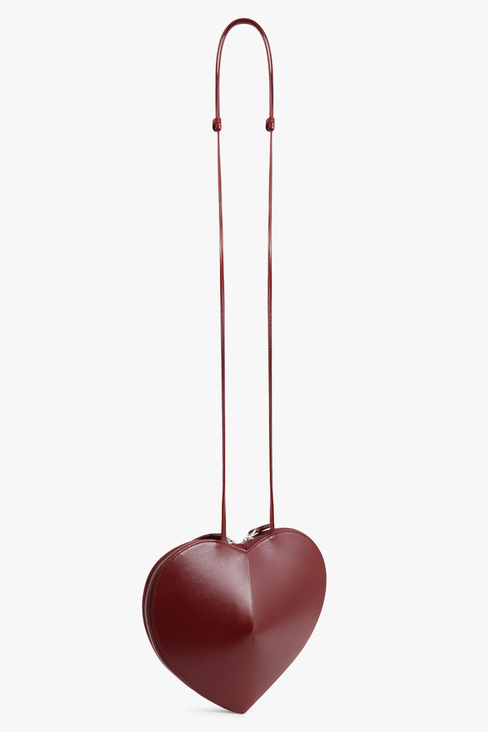 LE COEUR HEART SHAPED BAG | GARNET RED - 2