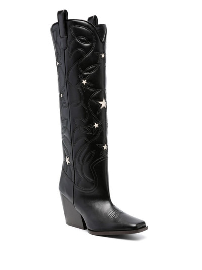 Stella McCartney Black Star 80mm Cowboy boots outlook