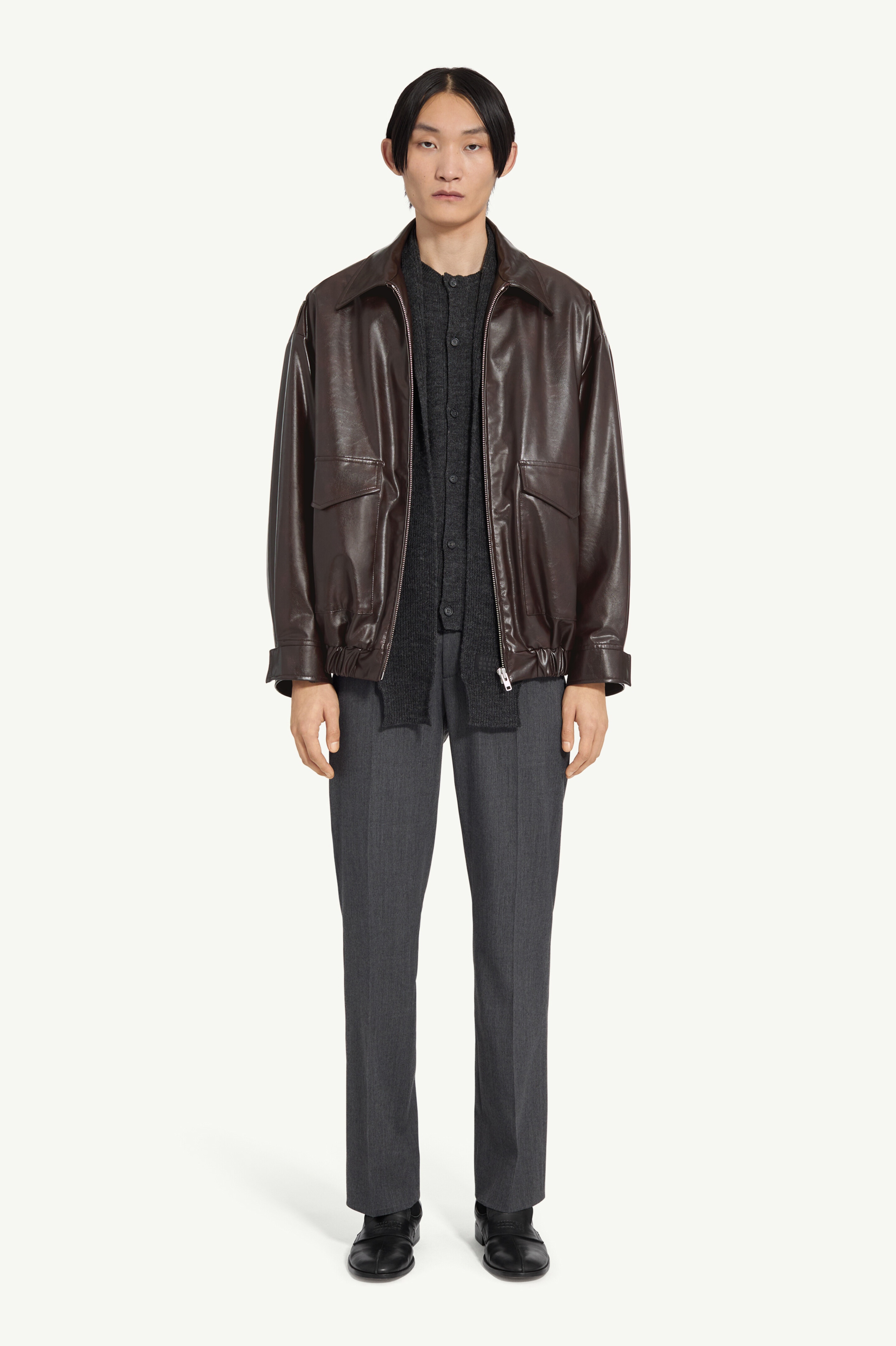 Faux leather jacket - 2
