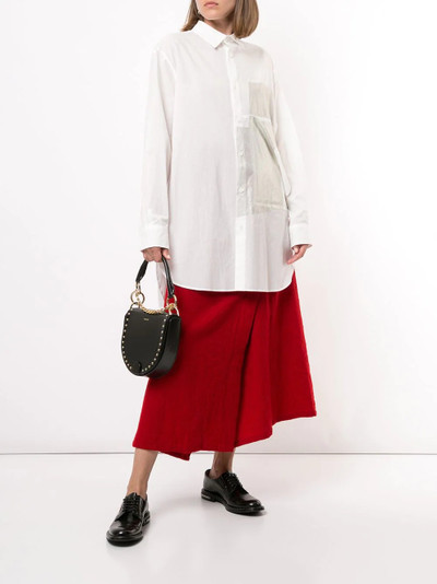 Y's button-up belted mid-length skirt outlook