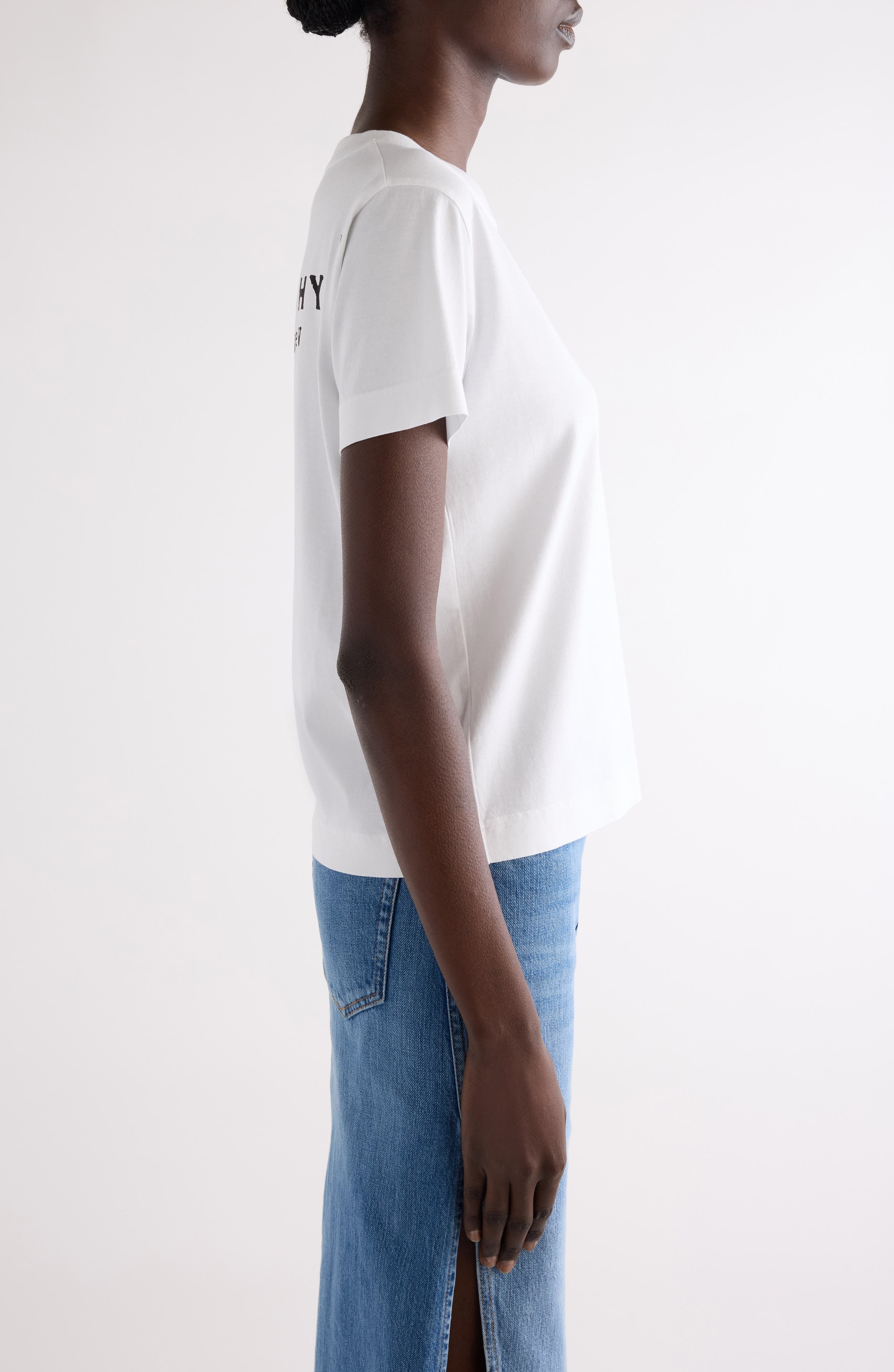 Givenchy Regular Fit Logo Graphic T-Shirt in White at Nordstrom - 4
