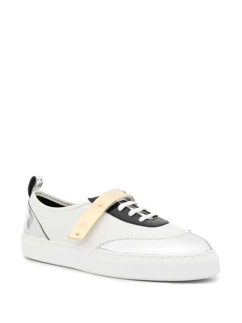 Giuseppe Zanotti strap-detail low-top sneakers outlook