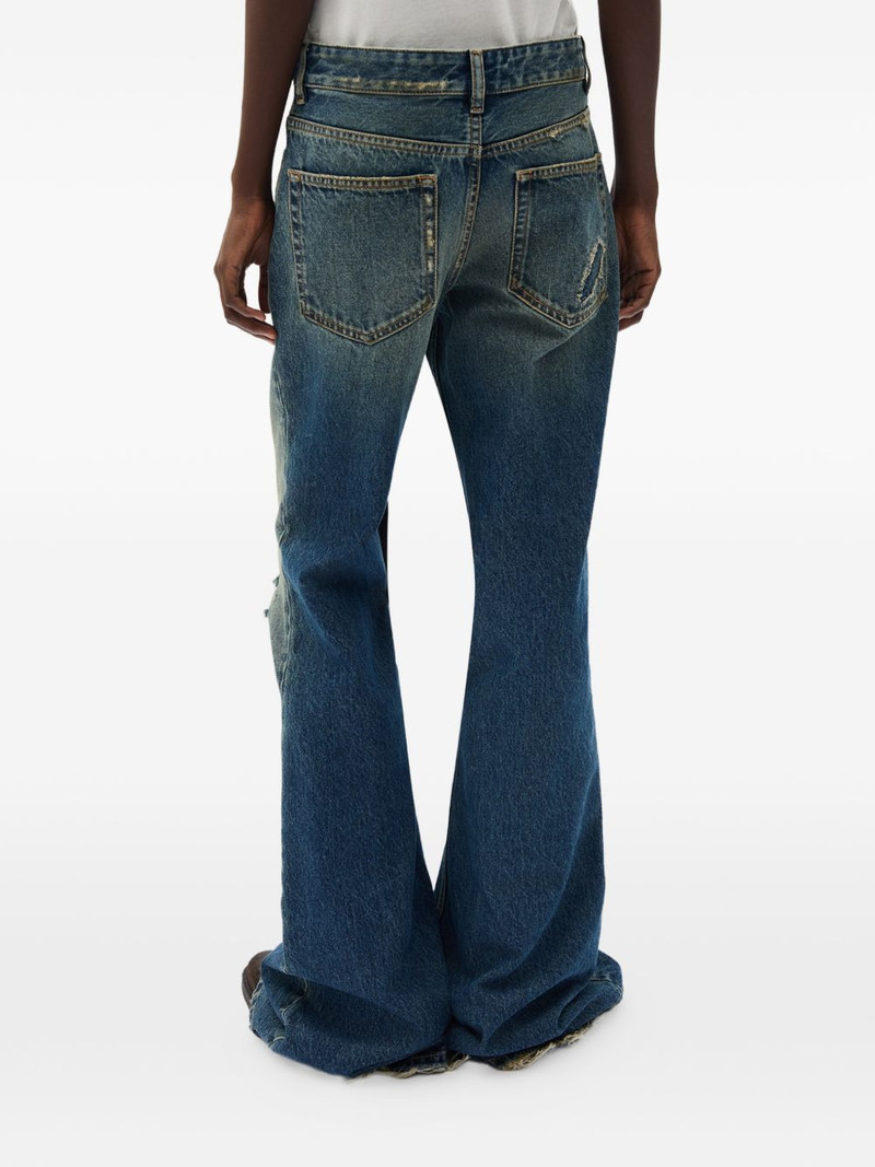 Toos slim bootcut distressed jeans 4