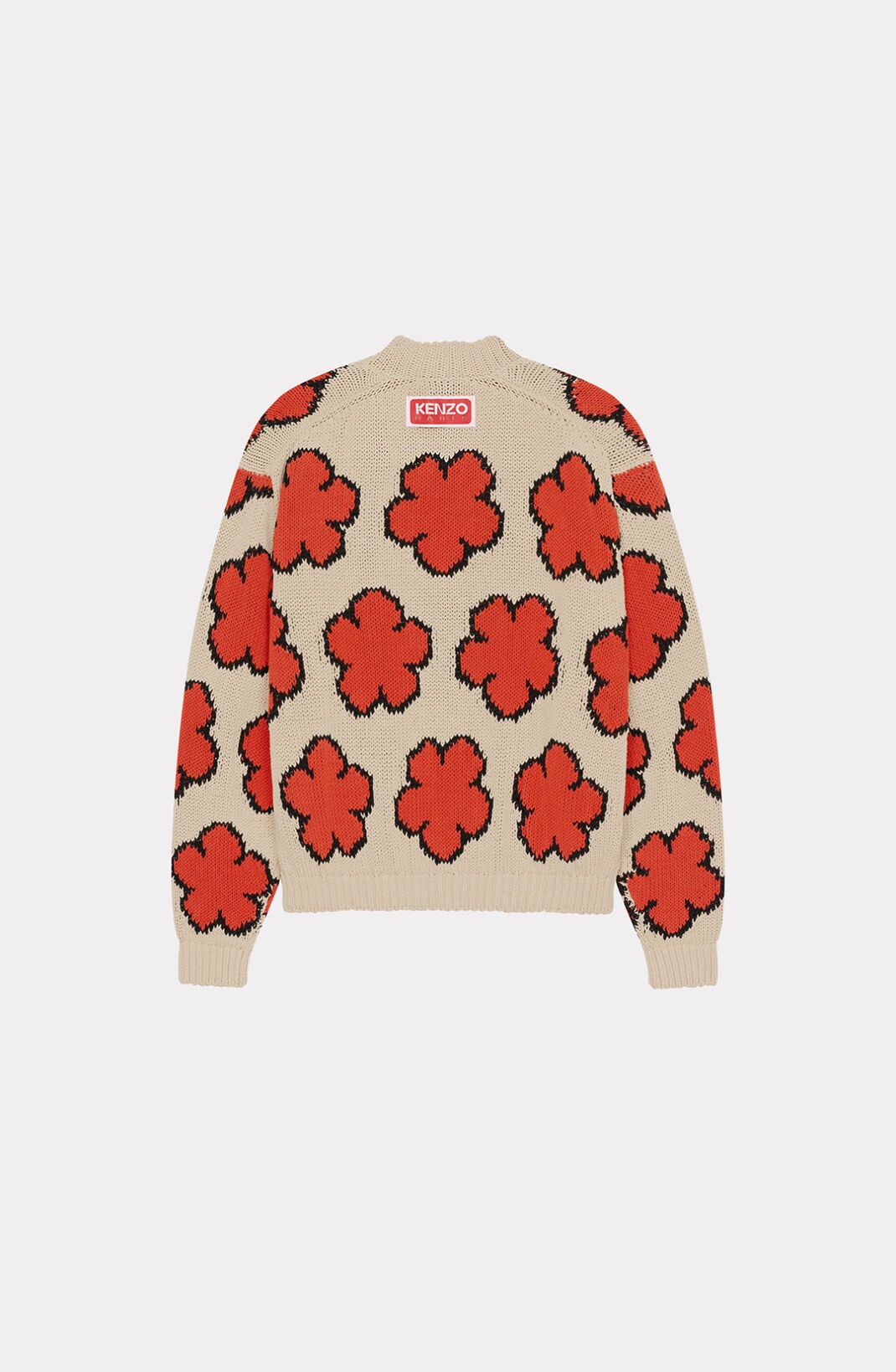 【送料&関税込】Kenzo Turtleneck Boke Flower Embroidered Kni Boke Flower' embroidered turtleneck jumper in wool | Men's