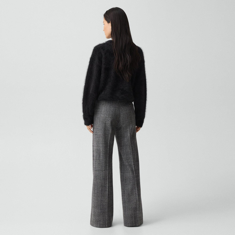 Theory Wide-Leg Pant in Malfile Wool outlook