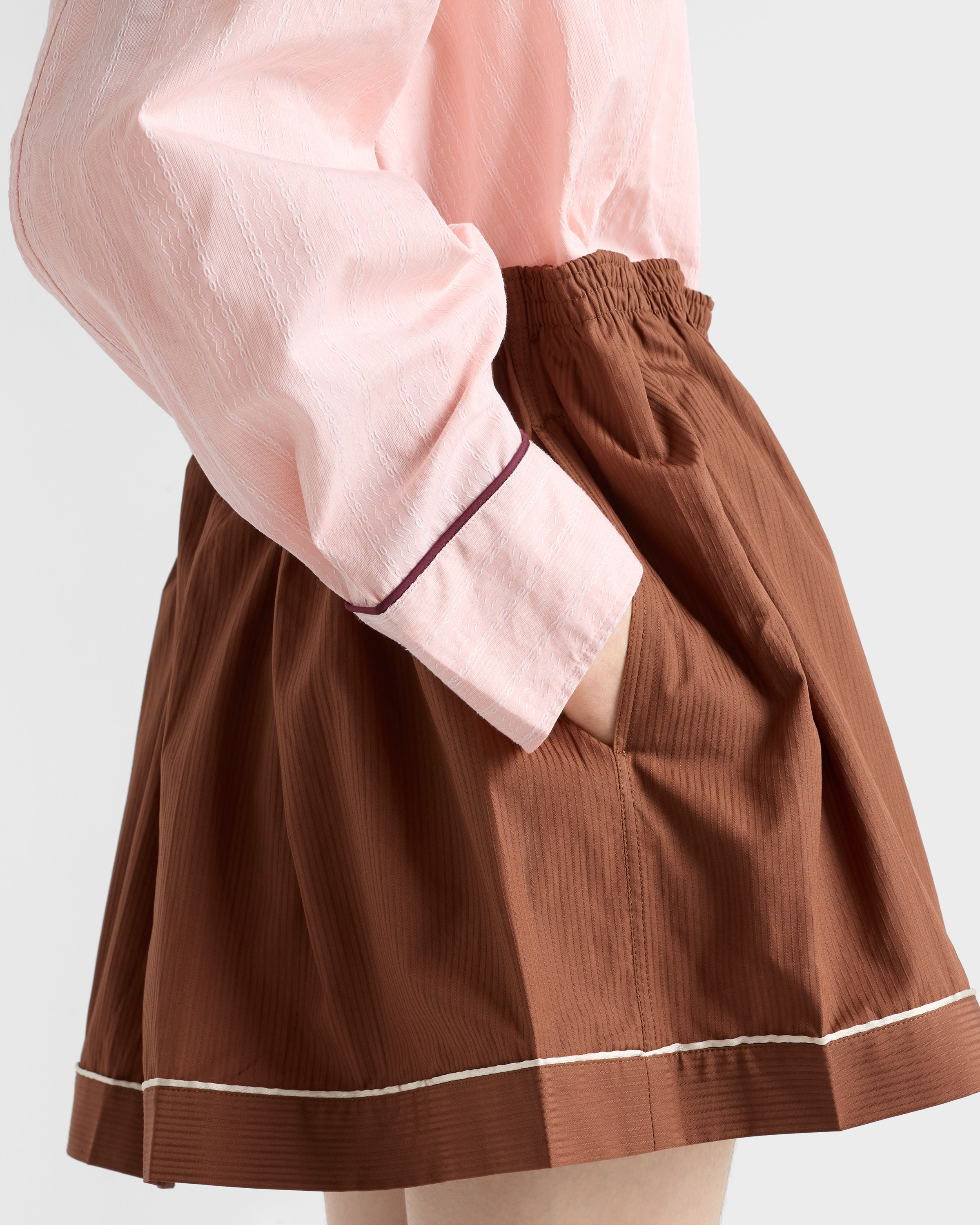 Cotton miniskirt - 4