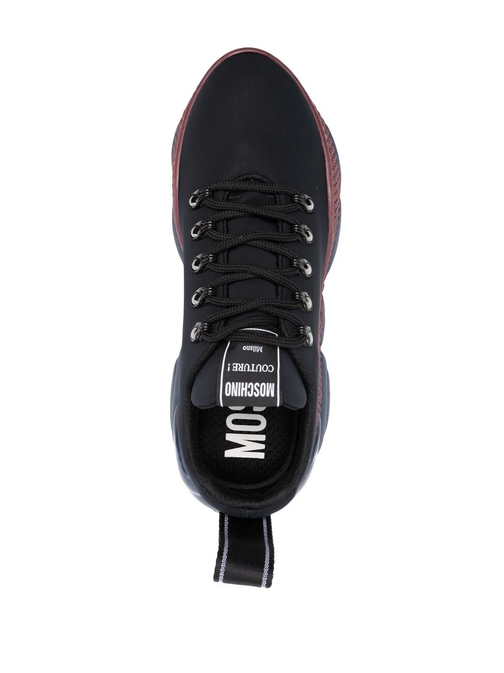 Teddy Bear sole lace-up sneakers - 4