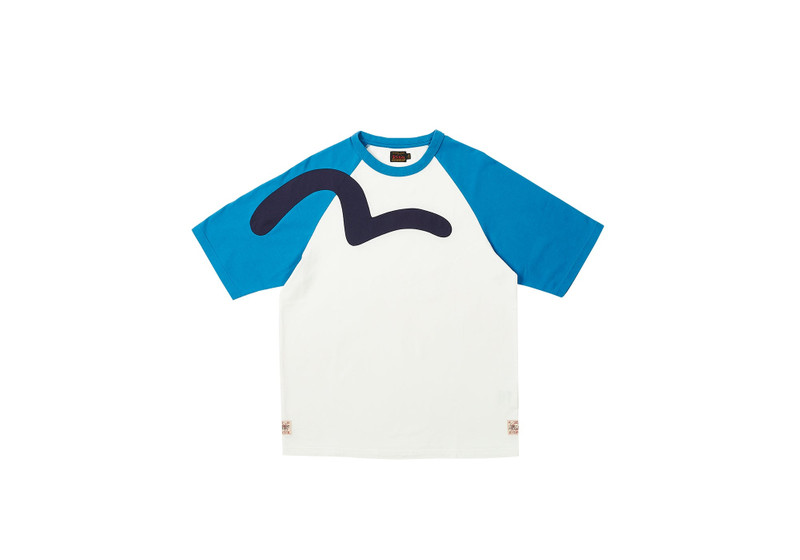 PALACE EVISU SEAGULL RAGLAN T-SHIRT 오프 화이트 - 1