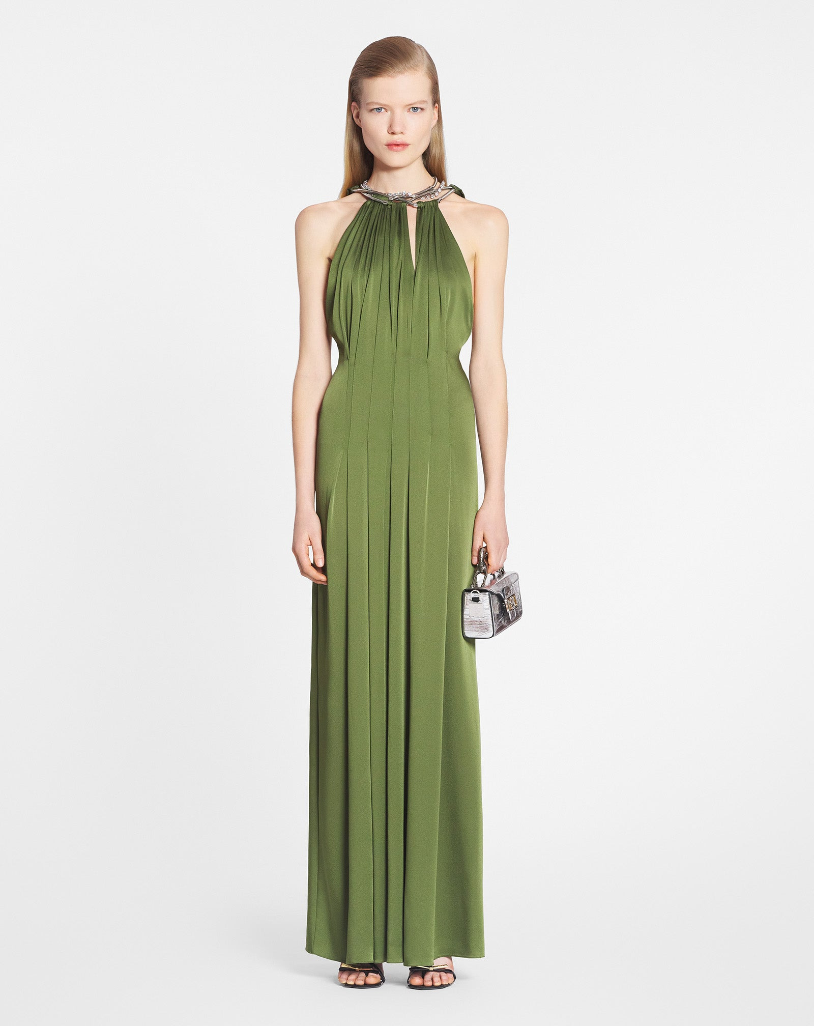 LONG HALTERNECK DRESS - 2