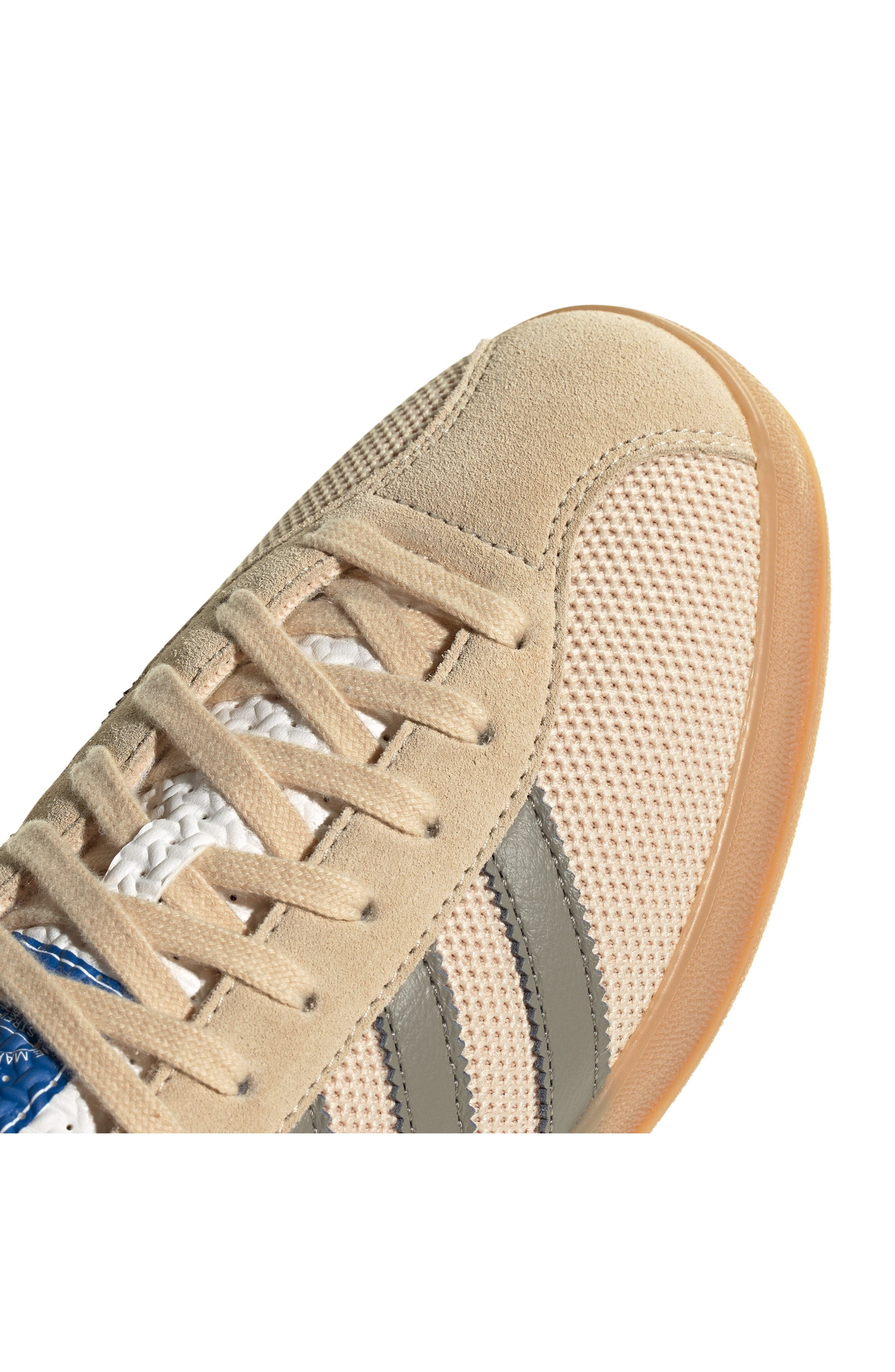 adidas Gazelle Indoor Pro Sneaker in Sand /Silver Pebble/Beige at Nordstrom - 7