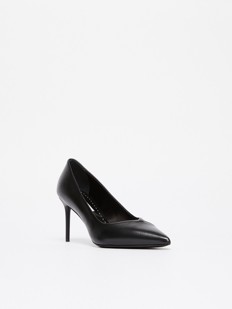 Max Mara PHYLLIS Nappa leather court shoes outlook