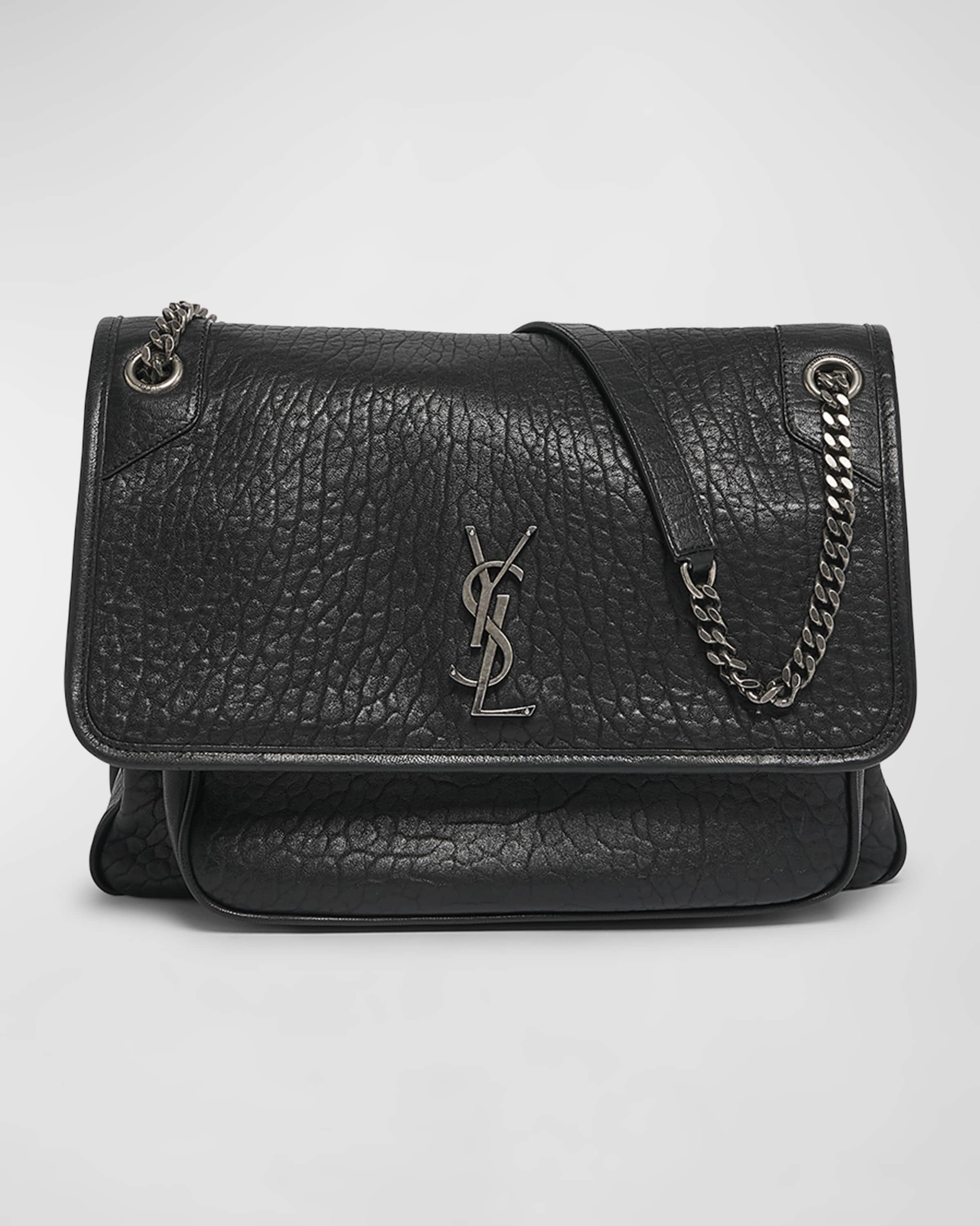 Niki Large YSL Shoulder Bag in Lambskin Leather - 1