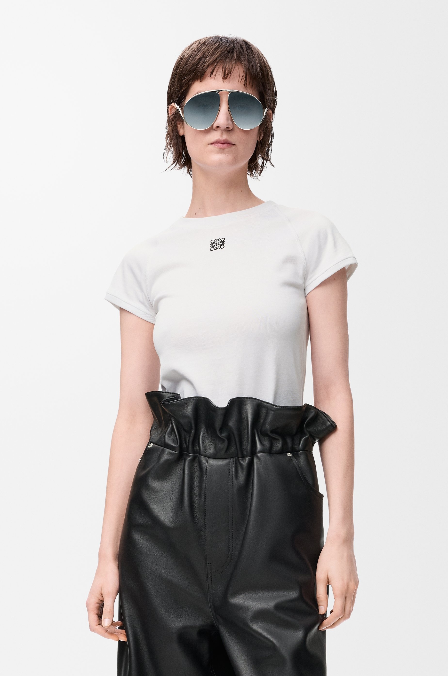 Small fit t-shirt in cotton blend - 3