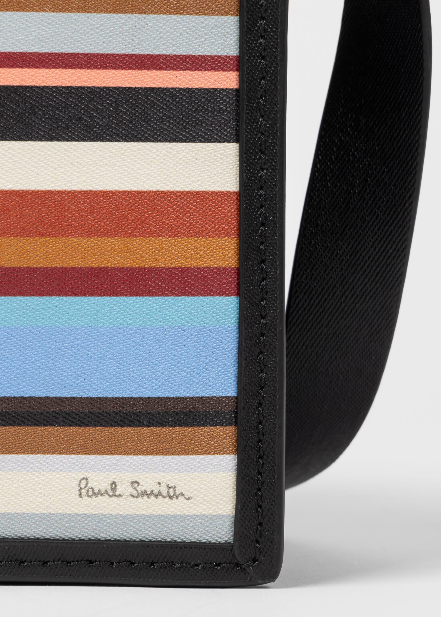 Paul Smith Striped Cotton Messenger Bag - Multicolour