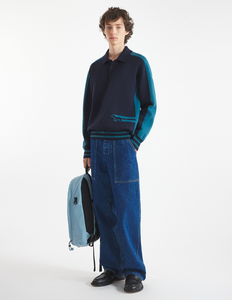 Maison Kitsuné FLASH FOX POLO JUMPER outlook