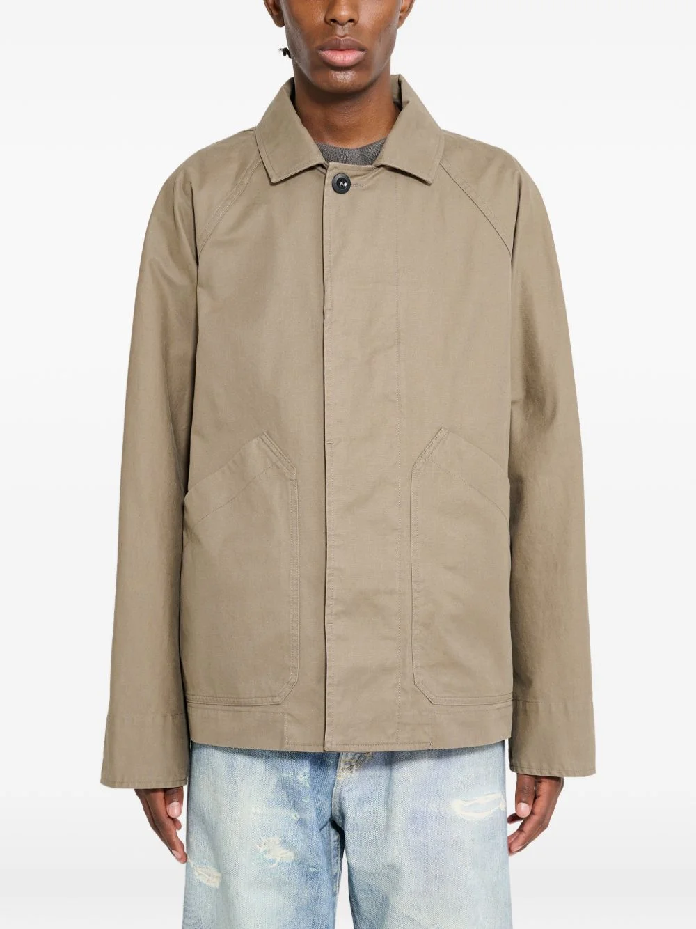 Raglan cotton jacket - 1