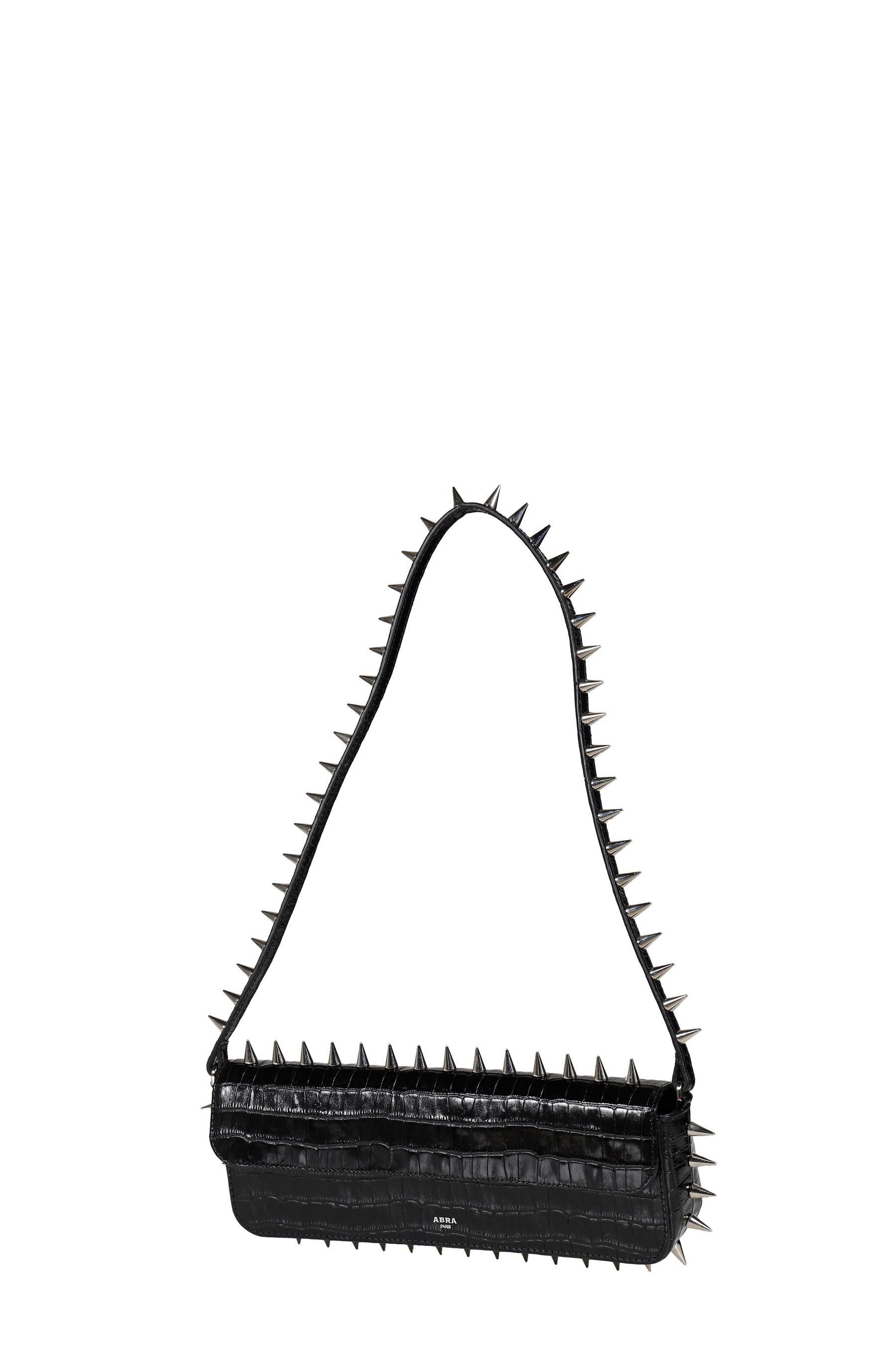 SPIKE BAGUETTE / BLK CROCCO - 3