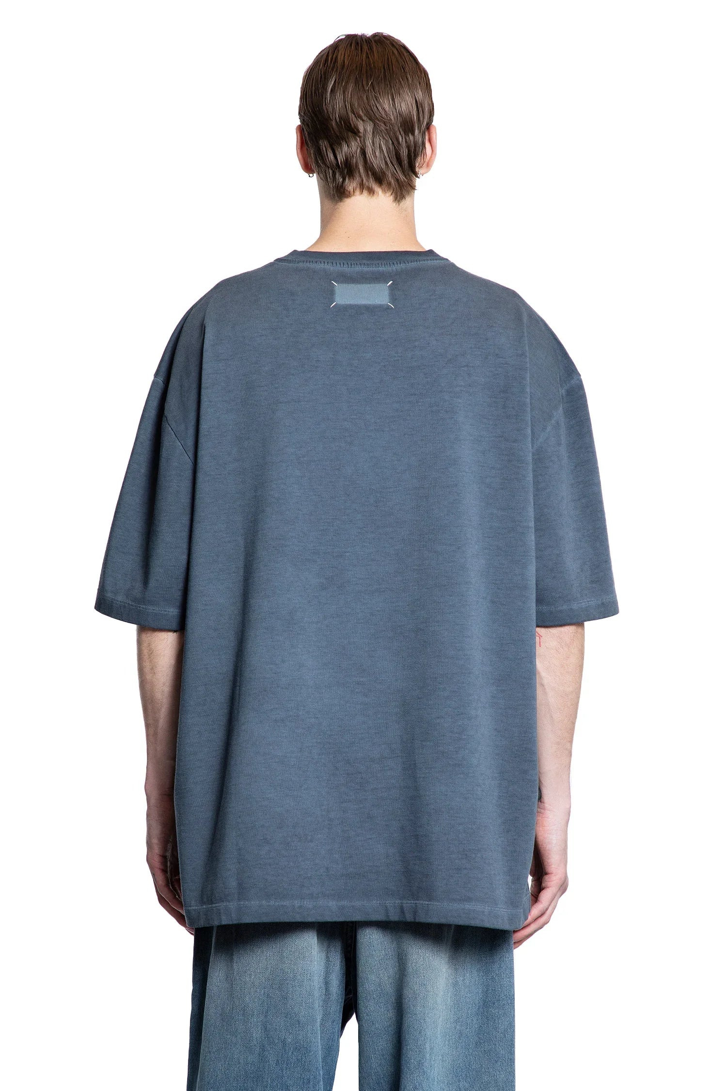 Distressed-Monogram-T-Shirt - 3