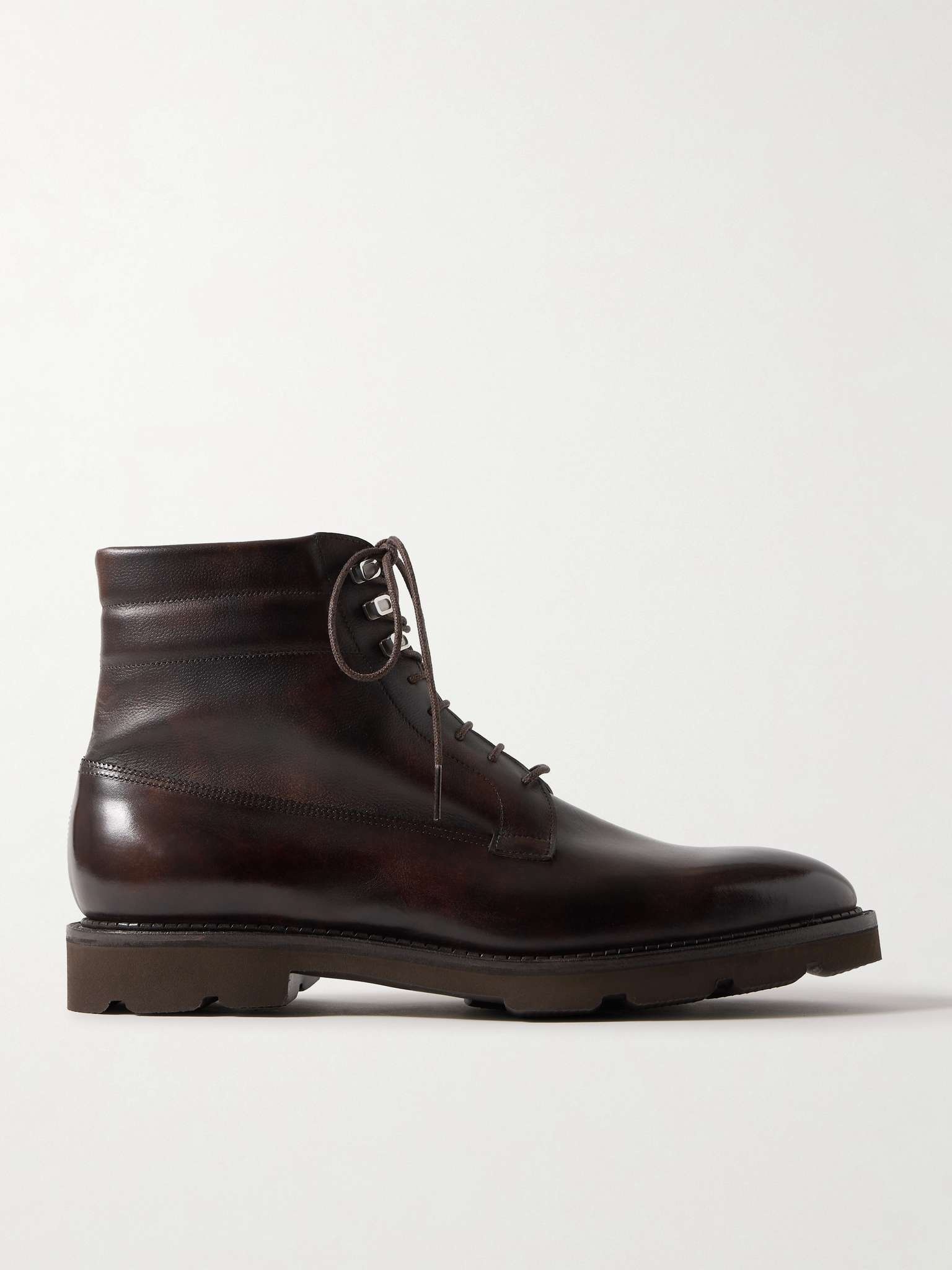 Alder Burnished-Leather Boots - 1