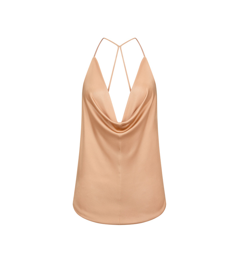 COWL COLLAR TANK TOP 1