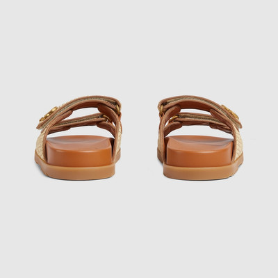 GUCCI Women's sandal with Double G outlook