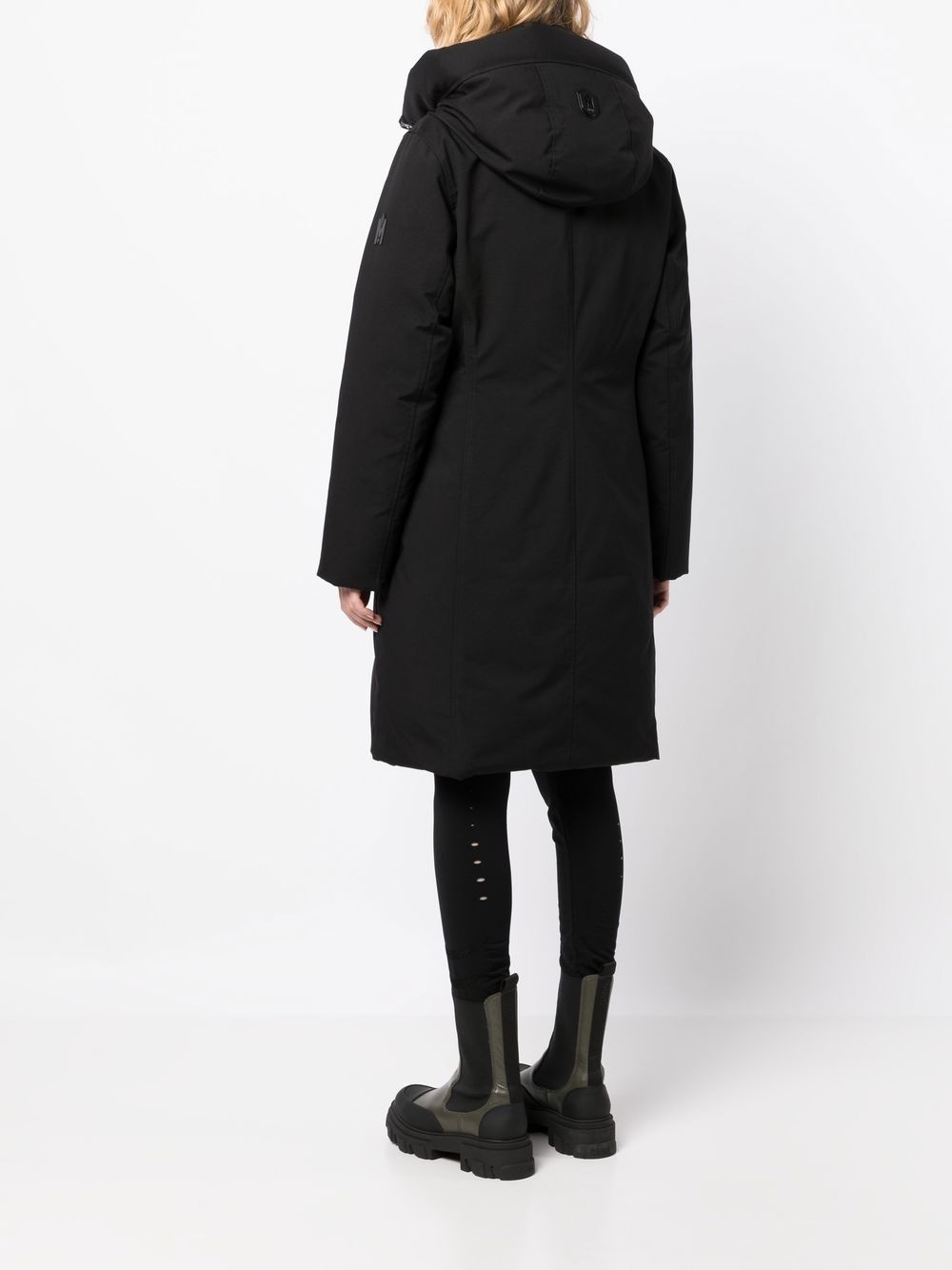padded down hooded coat - 4