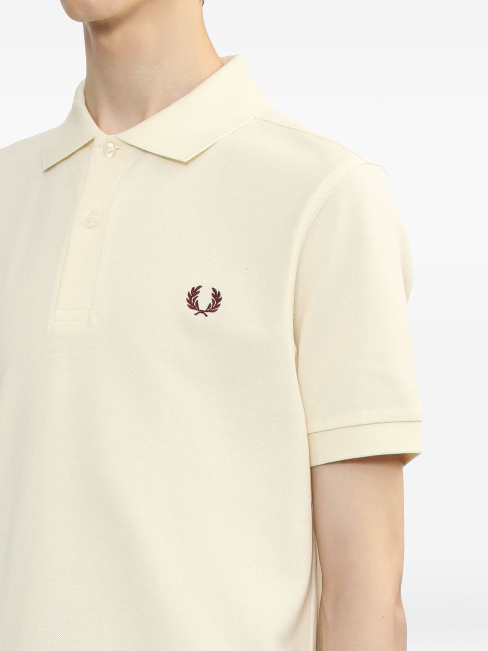 embroidered laurel-wreath polo shirt - 5