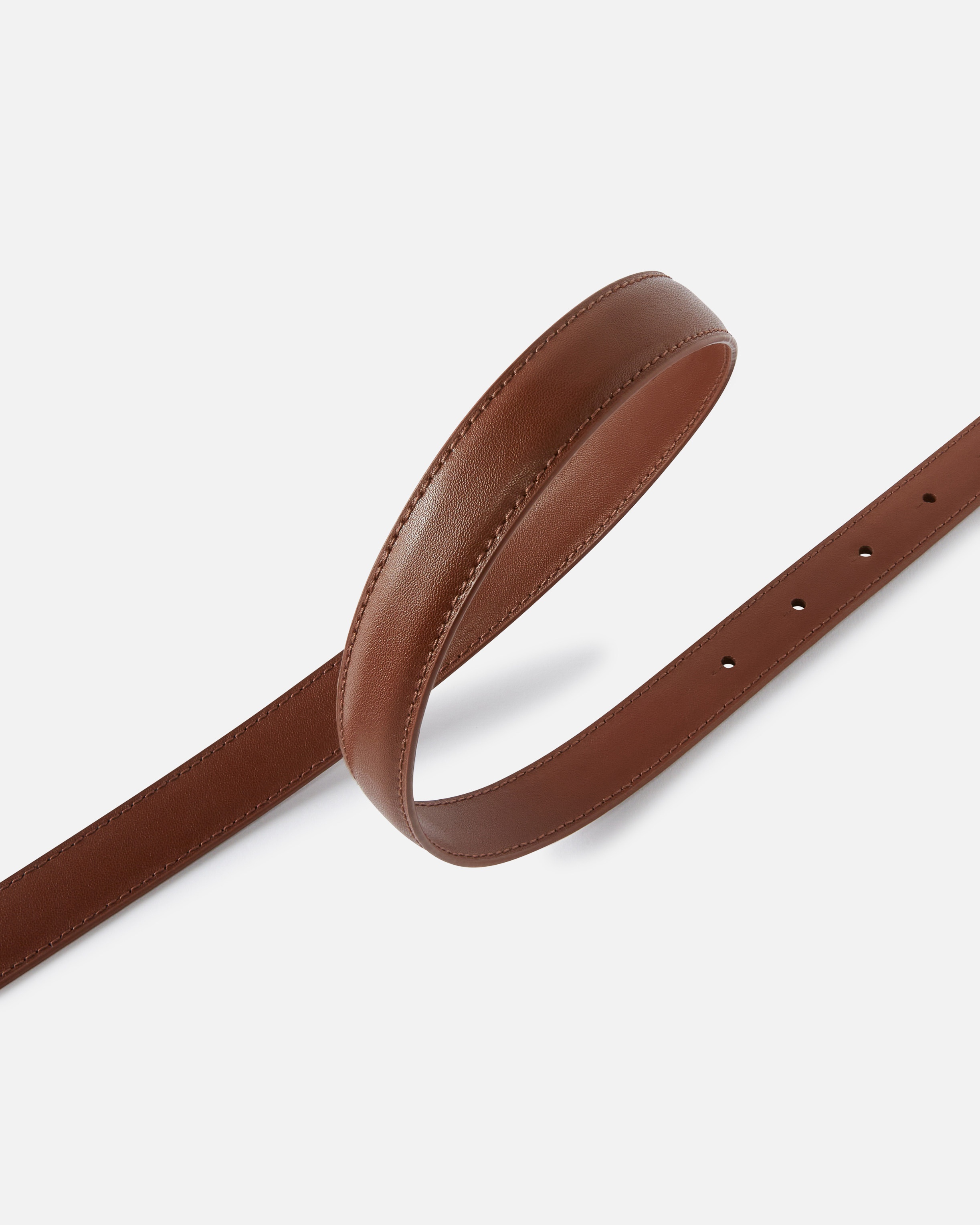 LOVE BIRDS THIN LEATHER BELT 2CM - 4