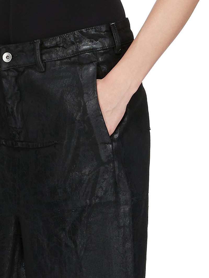 Black Concordians Runway Sliced Denim Maxi Skirt 6