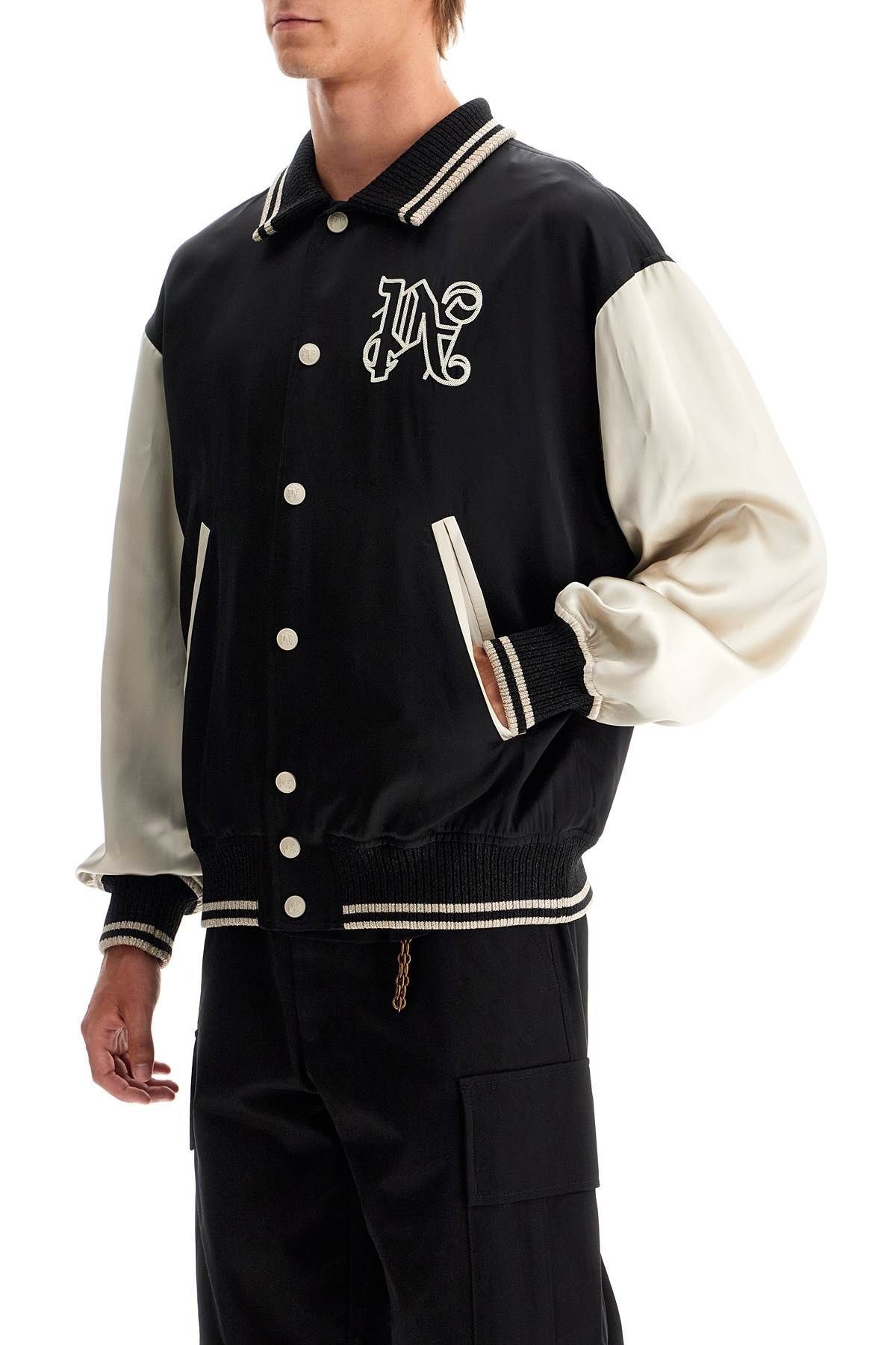 SATIN VARSITY JACKET FOR - 5