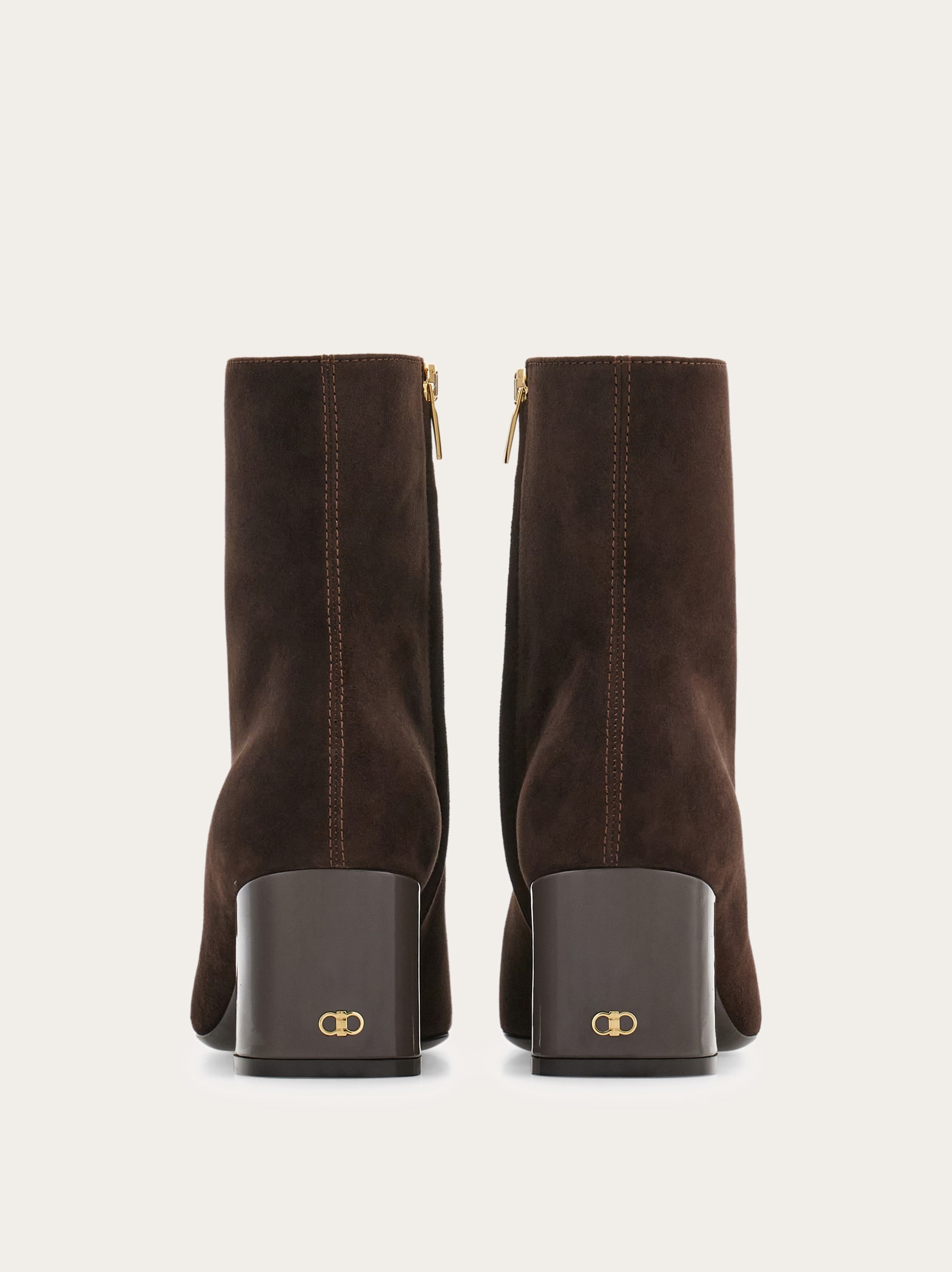 Nappa bootie with patent accents - 4