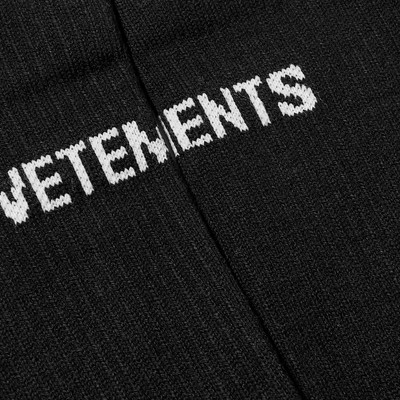 VETEMENTS VETEMENTS Logo Sock outlook