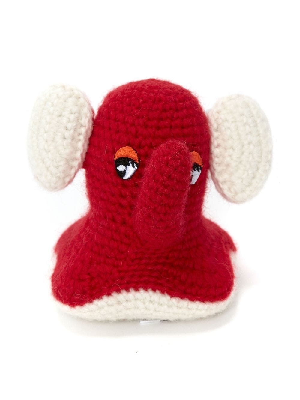 knitted elephant keyring - 1