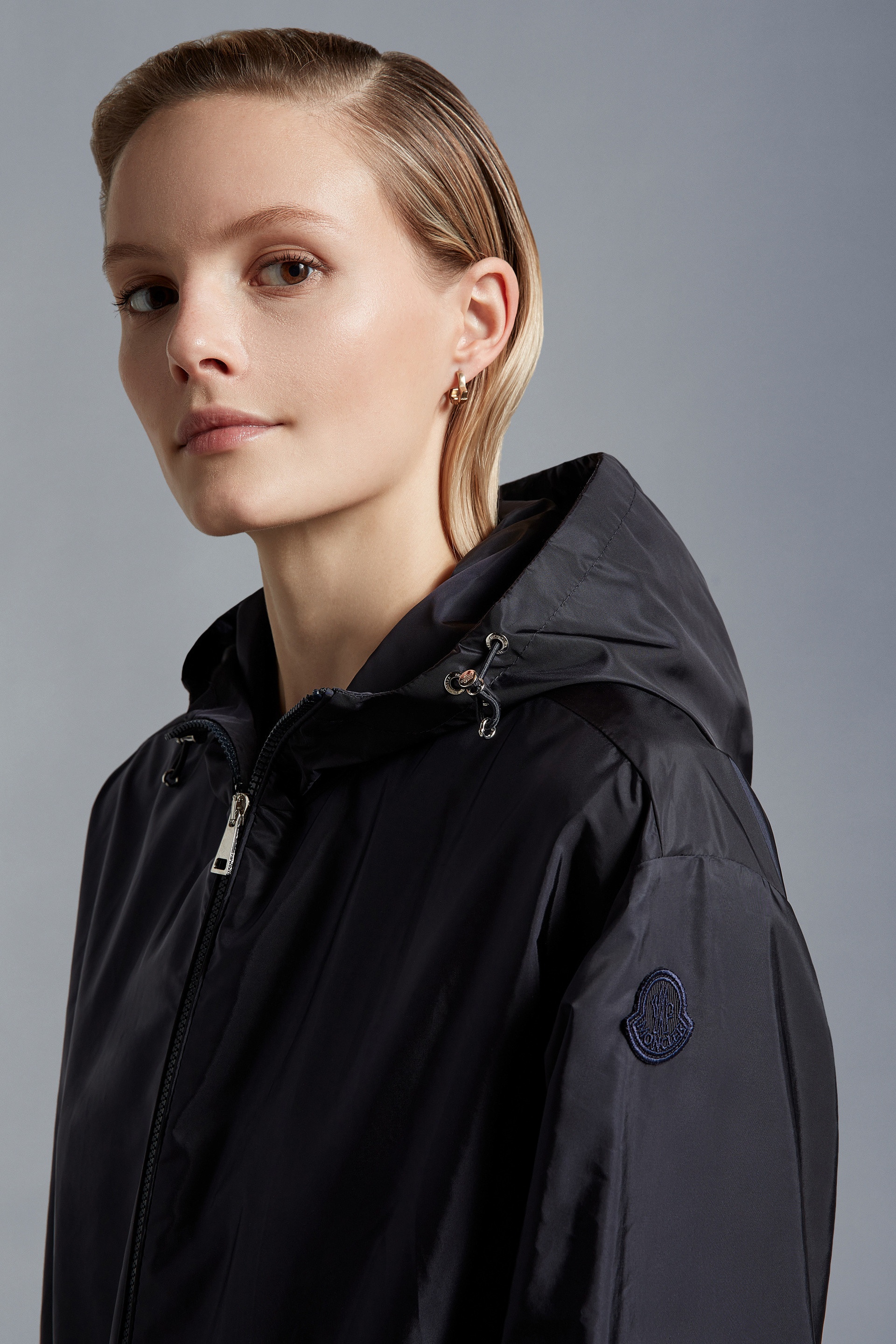 Moncler◆Wete ジャケット Hooded Jacket◆DHL送料込み Moncler: Black Wete Hooded Jacket | SSENSE