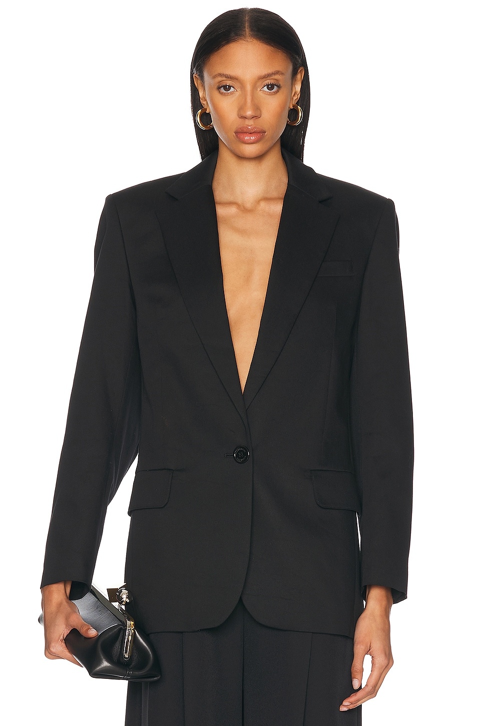 Satin Tailoring Blazer - 1