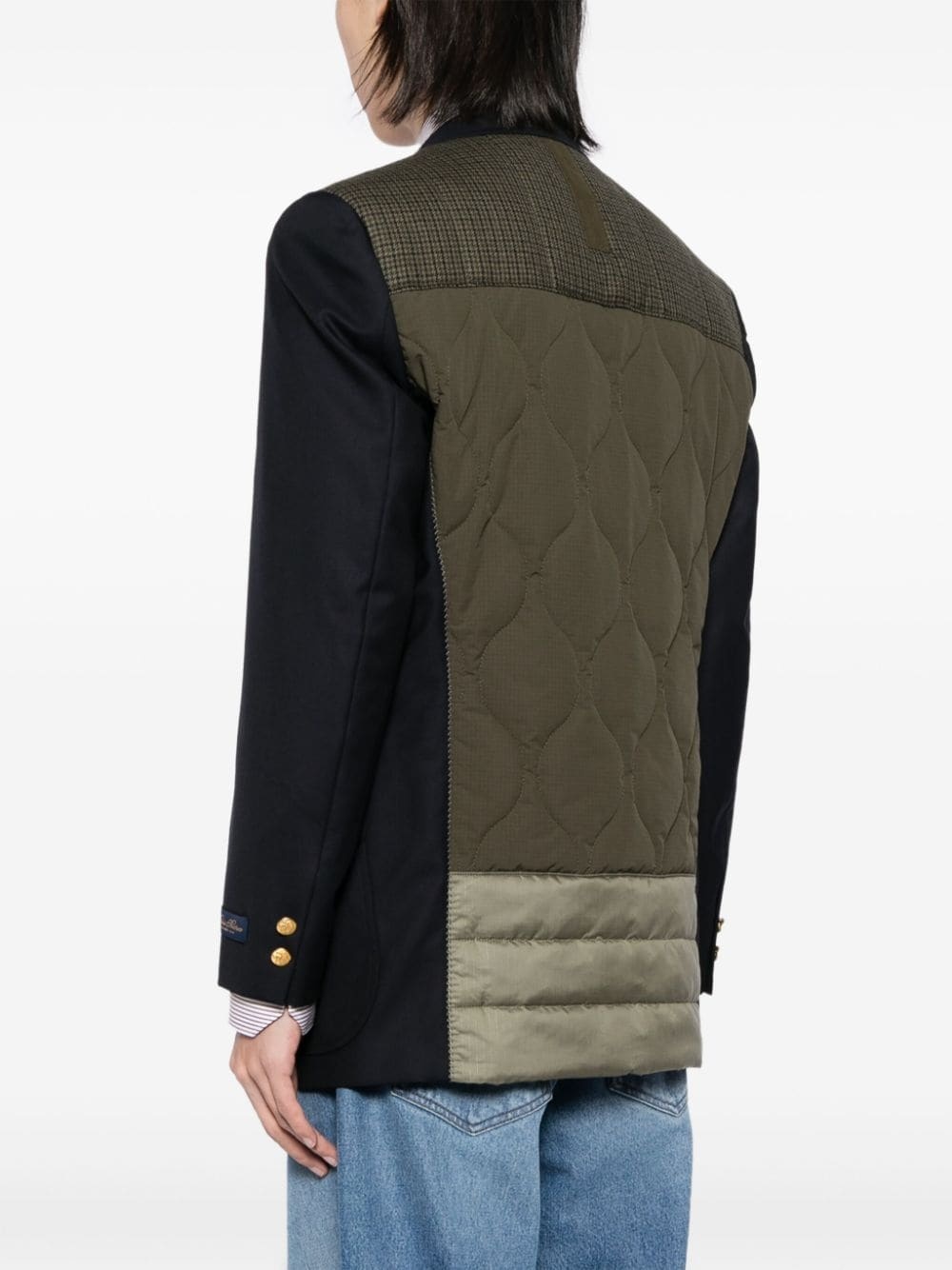 checked blazer - 4