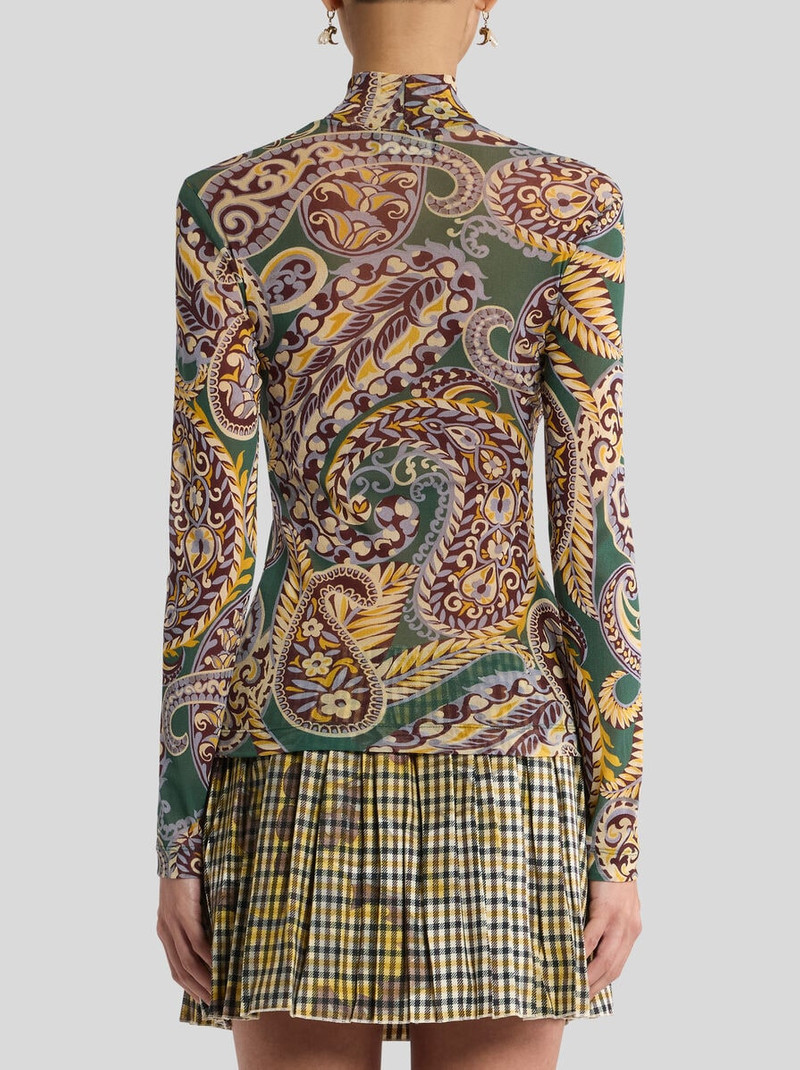 PAISLEY TULLE SWEATER 4