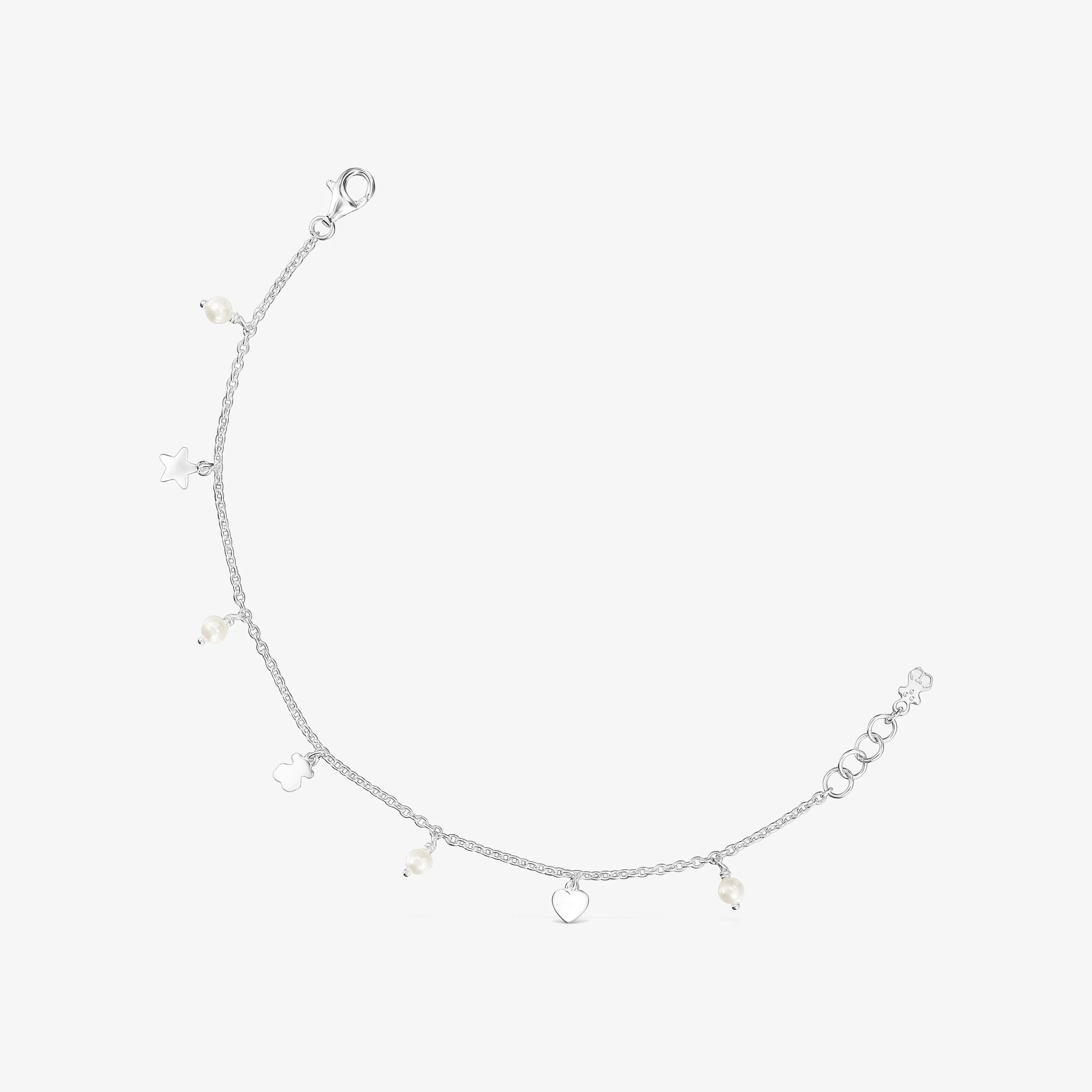 Silver and Pearls Cool Joy Bracelet - 1