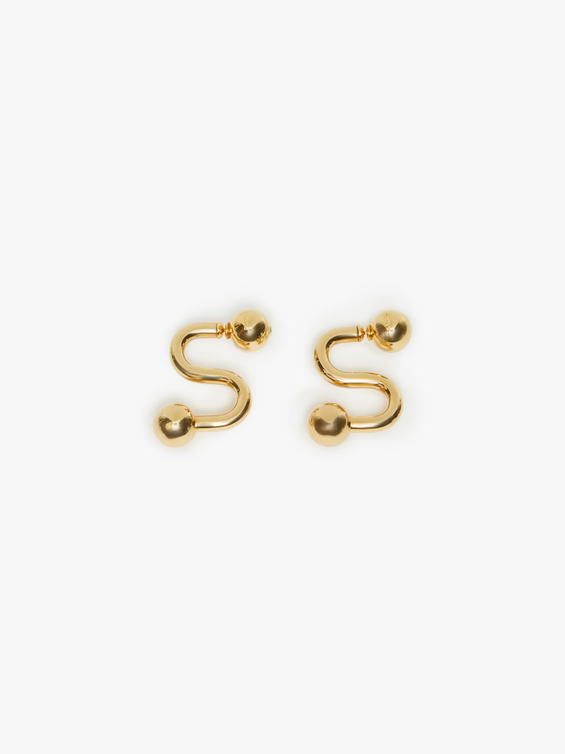 BENDA Sportmax monogram earrings 1