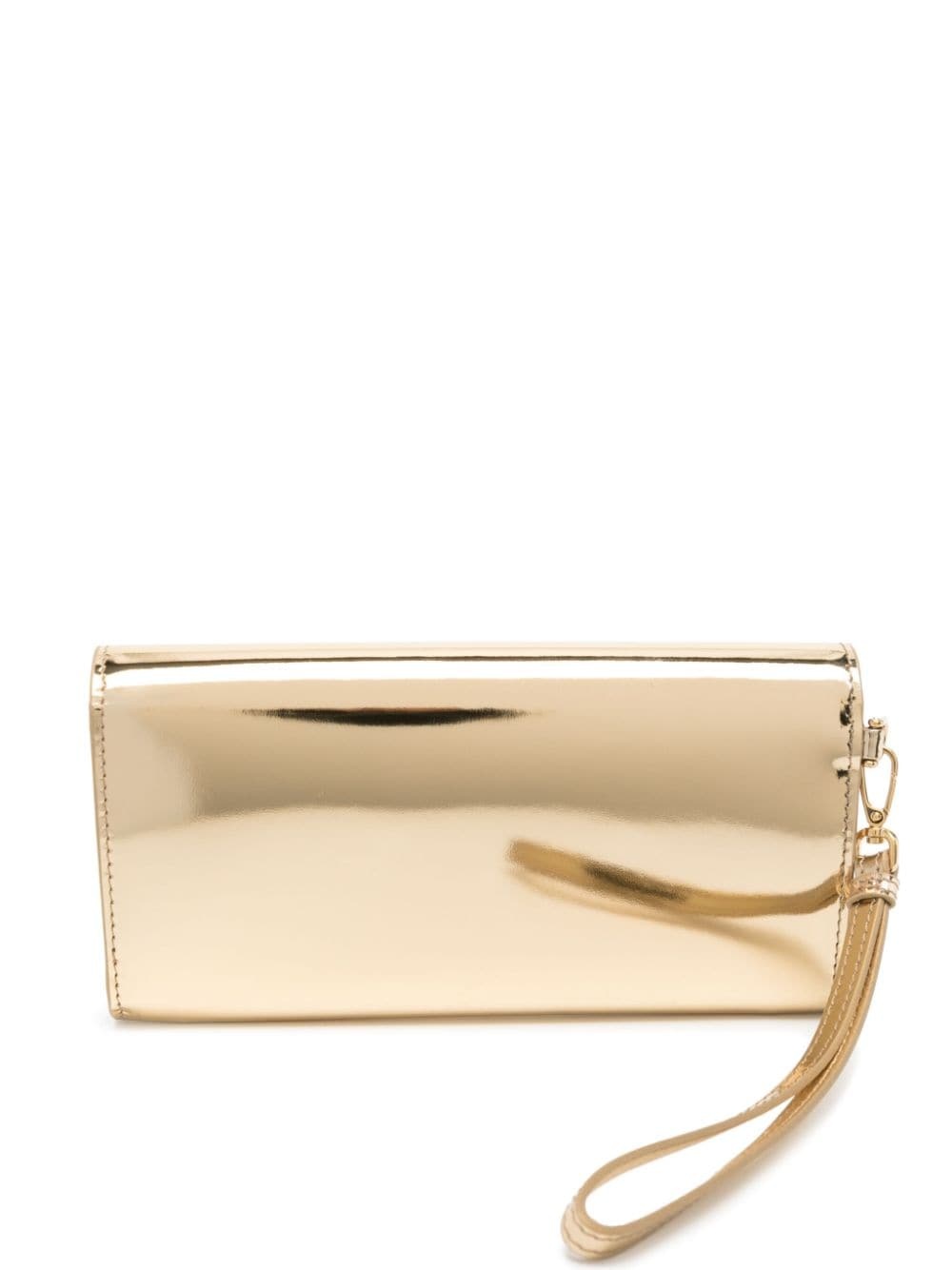 logo-plaque patent-finish wallet - 2