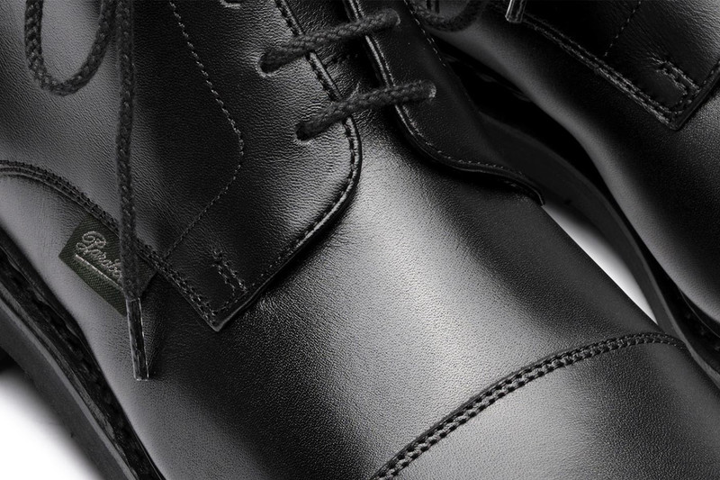 Clamart Black Silk - Rubber Sole 6