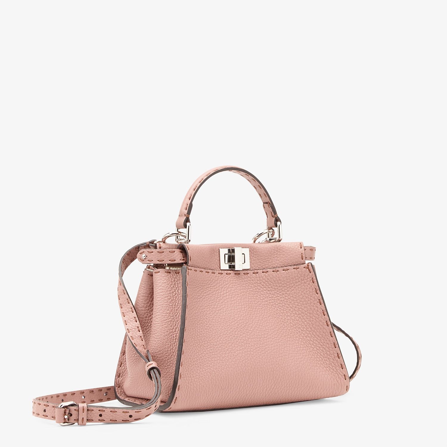 Pink leather bag - 2