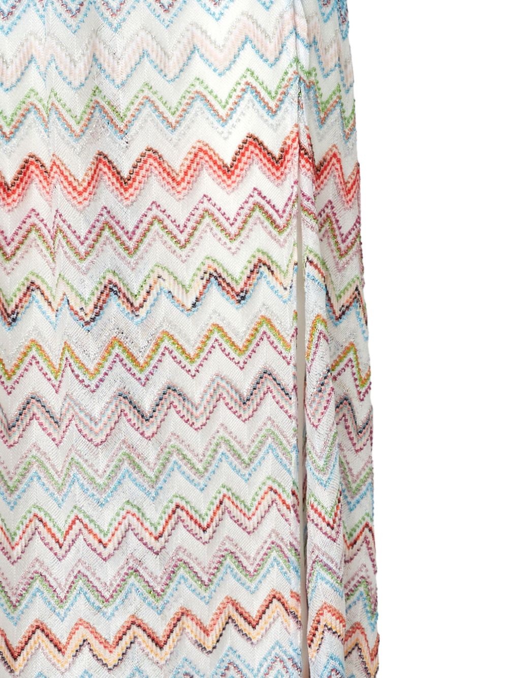zigzag-woven maxi skirt - 2