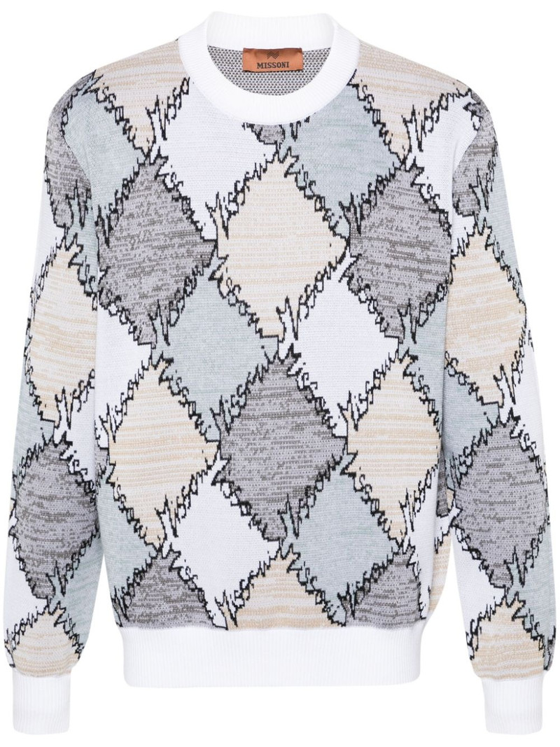 jacquard cotton jumper 1