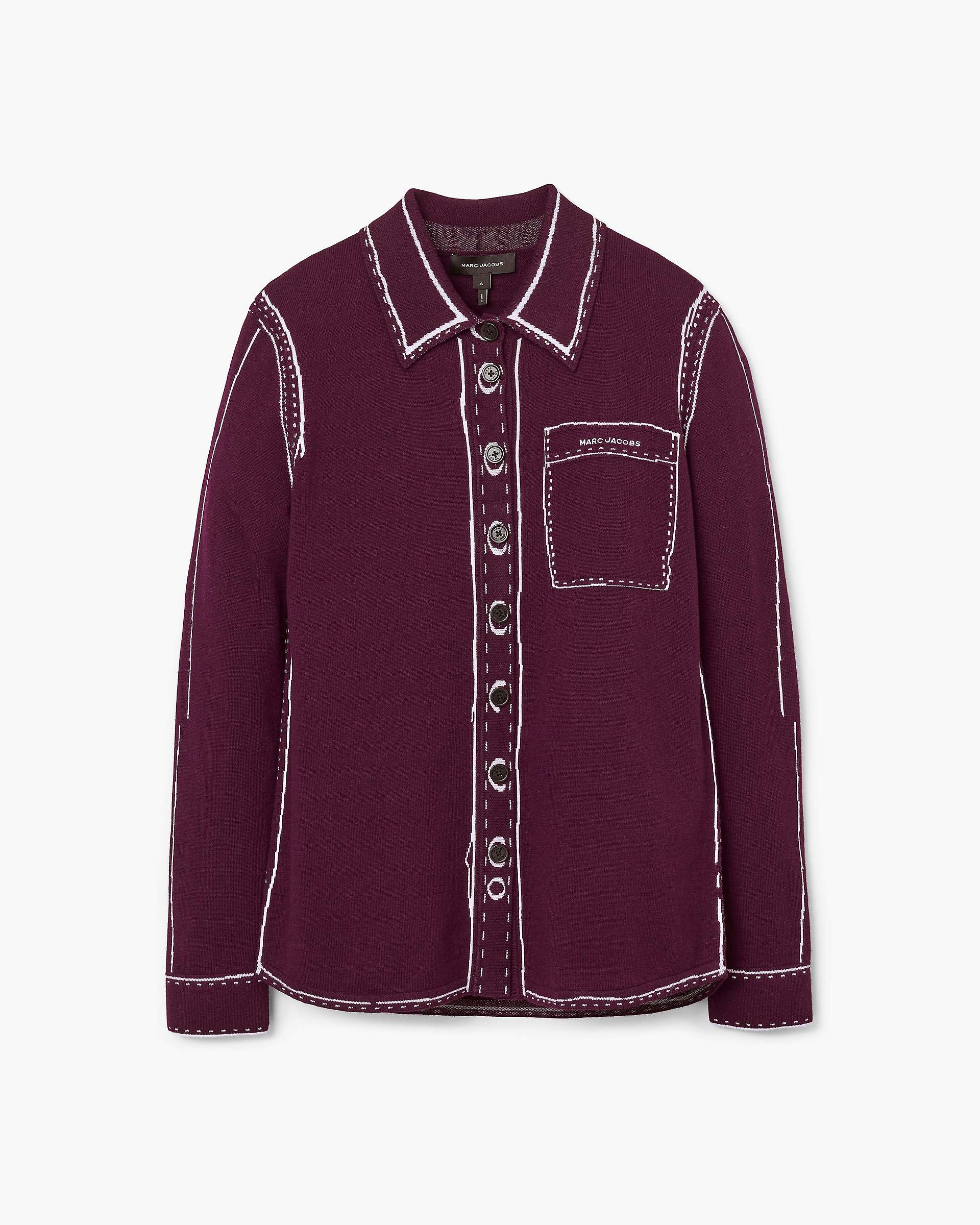 TROMPE L'OEIL KNIT BUTTON DOWN - 2