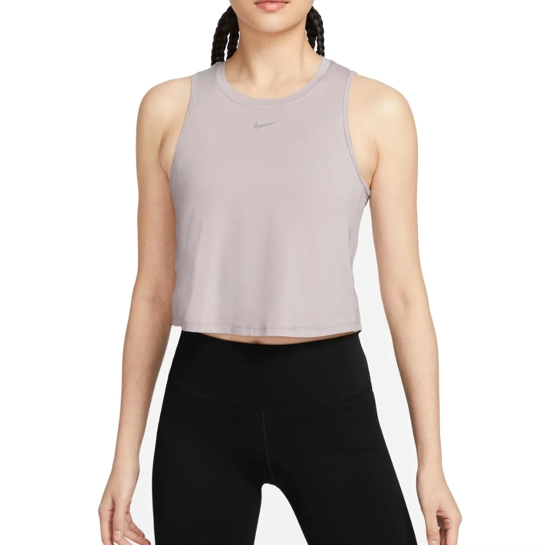 (WMNS) Nike One Classic Dri-FIT Top 'Grey' FN2846-019 - 1