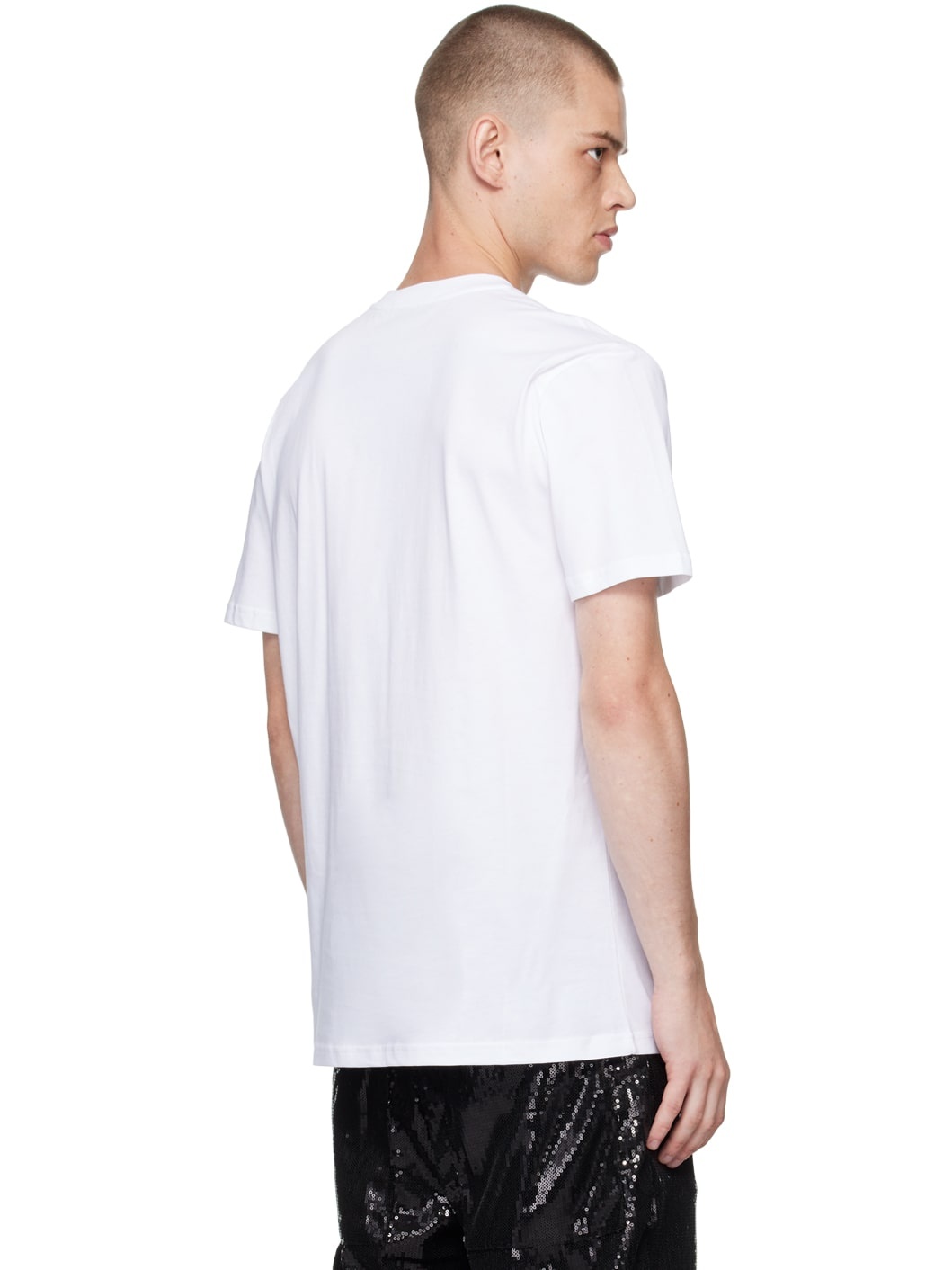 White Bonded Logo T-Shirt - 3