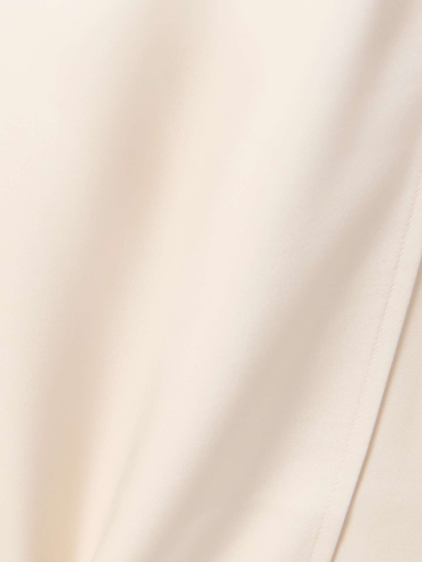 Barb belted satin trench coat Cream - 5