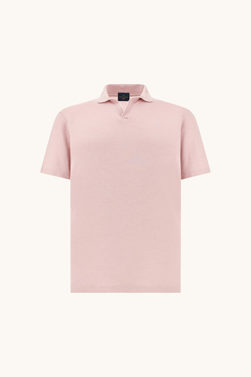 Paul & Shark X-SOFT OPEN‑COLLAR POLO SHIRT IN COTTON INTERLOCK outlook